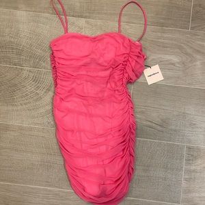 Superdown pink mini dress